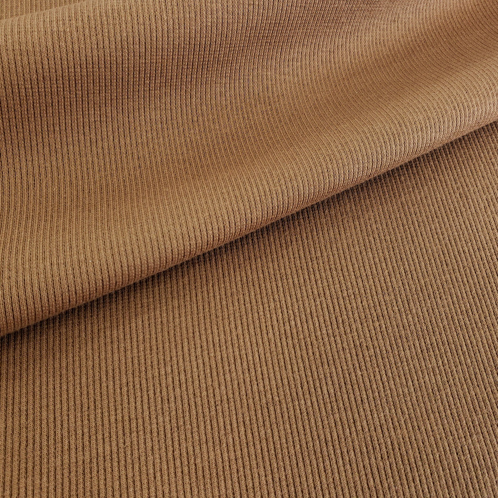 Ribbed Knit, Nutmeg