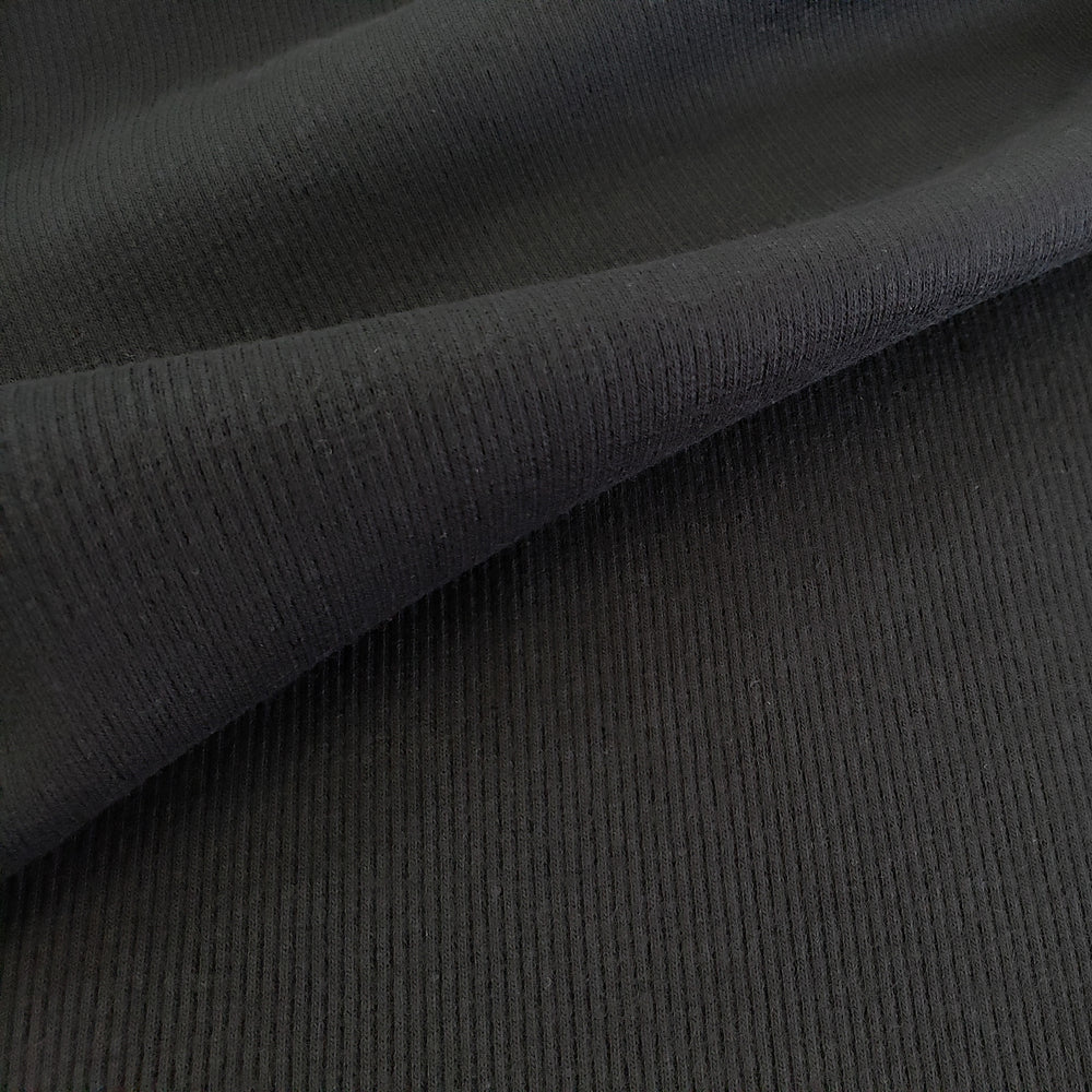 Ribbed Knit, Black