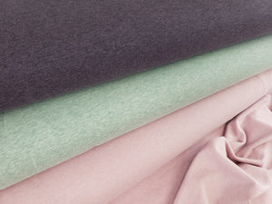 Melange Plum Sweatshirt Fleece