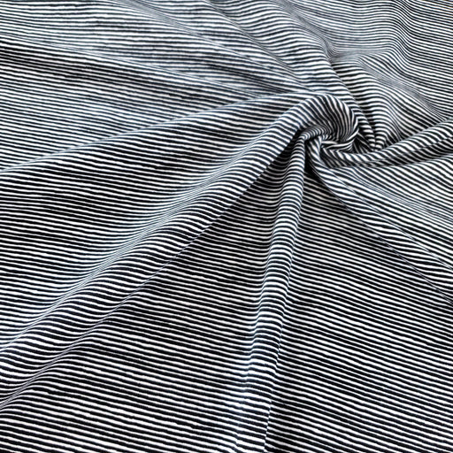 Sketch Micro Stripes Jersey, Black