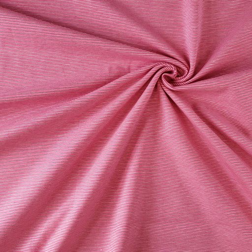 Micro 1 mm Stripes Jersey, Two Tone Pink