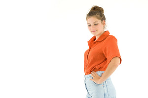 Double Gauze Solid, Spice Route Brown