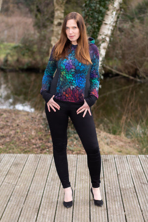 Color Leaves Mini Organic Jersey, Cold Energy