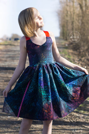 Color Leaves Mini Organic Jersey, Cold Energy