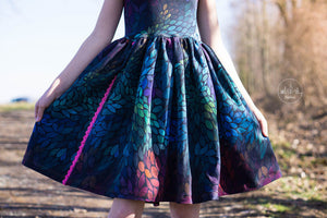 Color Leaves Mini Organic Jersey, Cold Energy