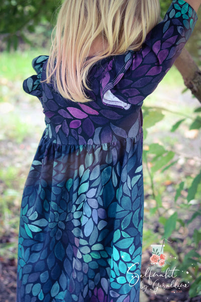 Color Leaves MINI Organic Stretch French Terry, Mystic Nature