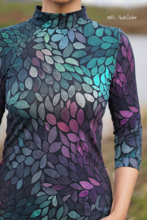 Color Leaves MINI Organic Stretch French Terry, Mystic Nature
