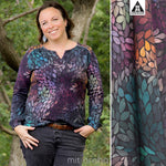 Color Leaves MINI Organic Stretch French Terry, Mystic Autumn