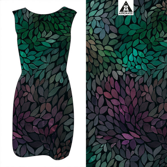 Color Leaves Organic Jersey, Mystic Nature