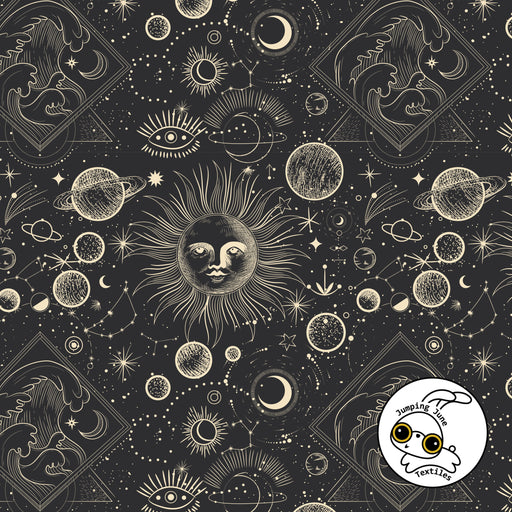Cosmic Tide Organic Jersey, Charcoal