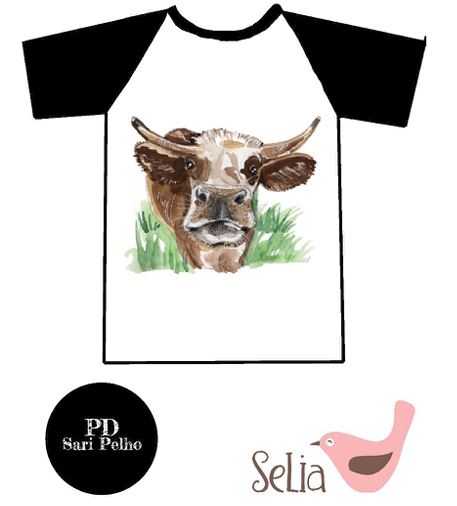 Farm Animals Organic Stretch French Terry Rapport by Selia