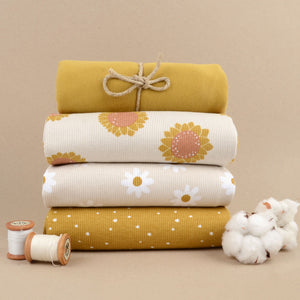 Sunflower Organic Ribbed Knit, Sand
