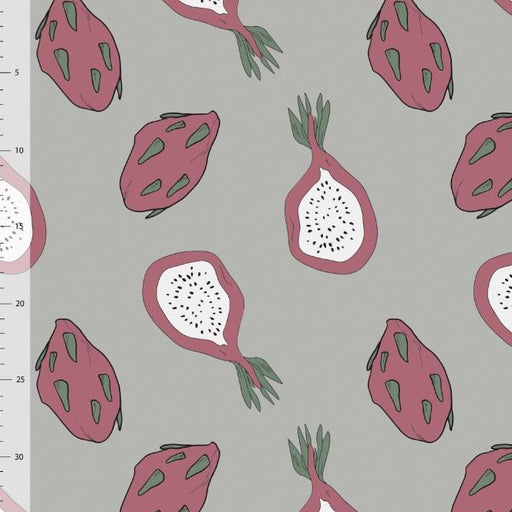 Dragonfruit Organic Jersey, Gray