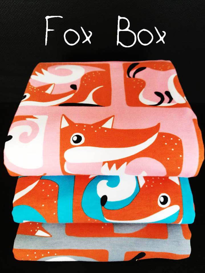 Fox Box Organic Jersey, Pink by Majapuu
