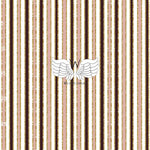 Vertical Stripes Organic Jersey, Dusty Pink-Wine by Wcollection