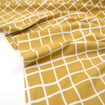 Grid Organic Jersey, Curry