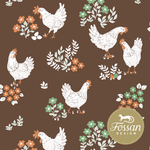 Hens Organic Jersey, Brown