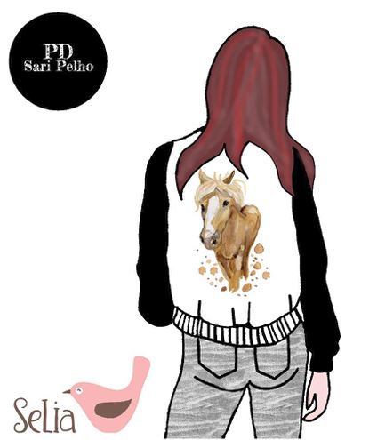 Farm Animals Organic Stretch French Terry Rapport by Selia