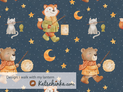 I Walk With My Lantern Organic French Terry