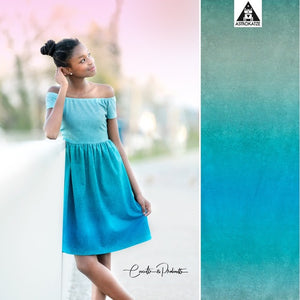 Gradient LeatherLook Organic Jersey, Mare by Astrokatze