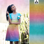 Gradient LeatherLook Organic Jersey, Summer Breeze by Astrokatze