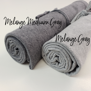 Melange Medium Gray Jersey