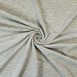 2.6 mm Melange Mini Stripes Jersey, Light Green & Gray
