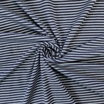 2.6 mm Mini Stripes Jersey, Light Blue & Slate