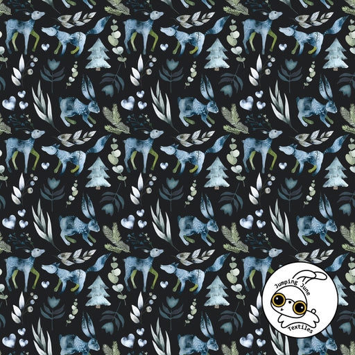 Nordic Forest Animals Organic Jersey