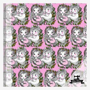 Olga & Friends Jersey, Pink by Verson Puoti