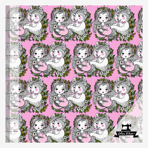 Olga & Friends Jersey, Pink by Verson Puoti