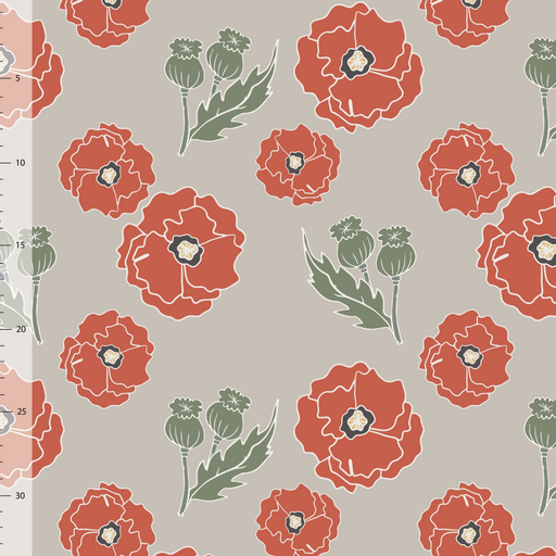 Poppy Organic Stretch French Terry, Desert
