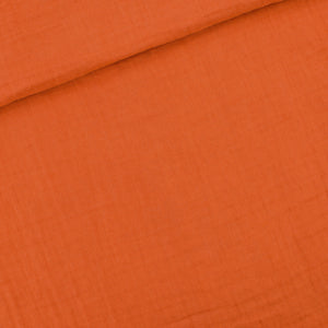 Double Gauze Solid, Spice Route Brown