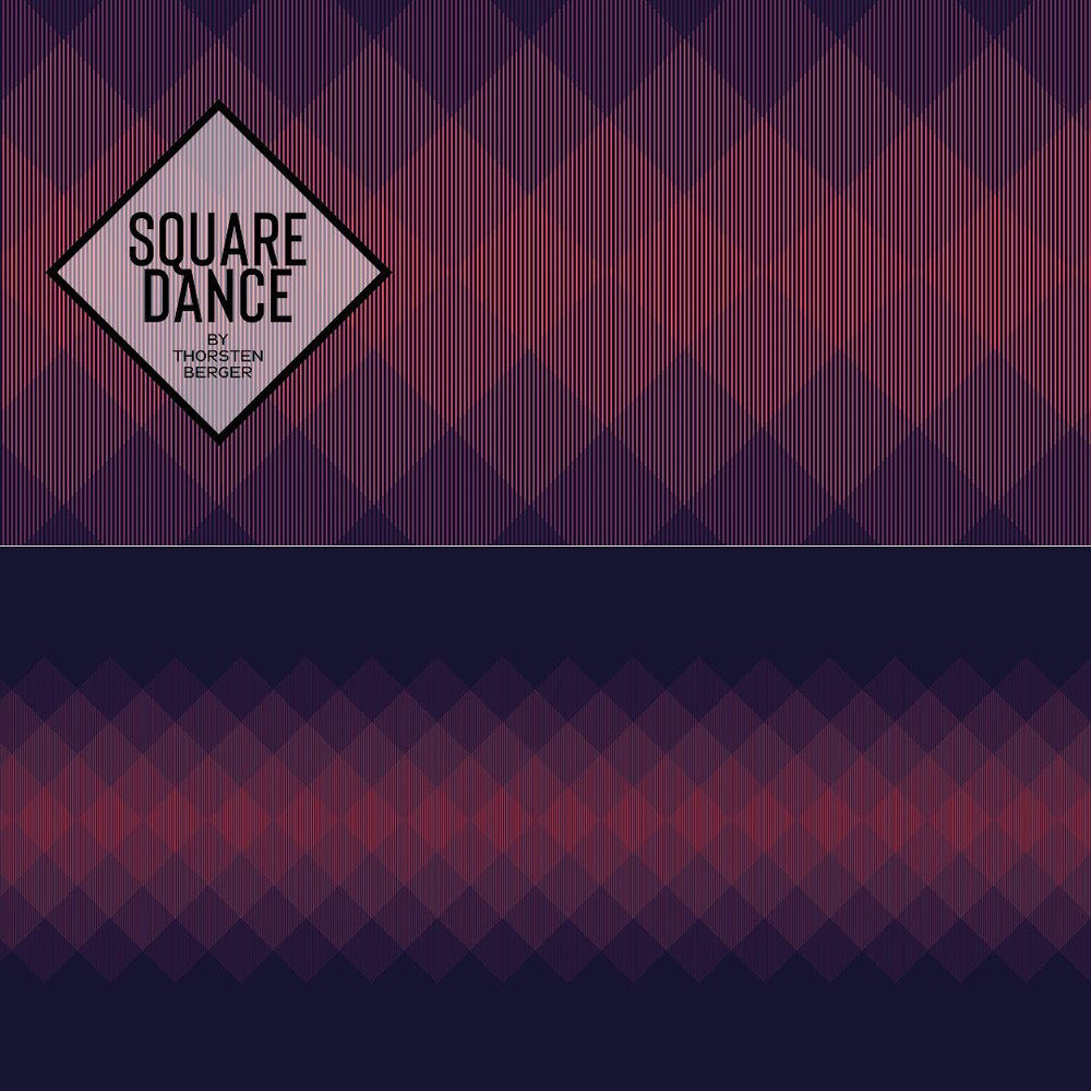 Square Dance Grid Jersey RAPPORT, Aubergine-Violet