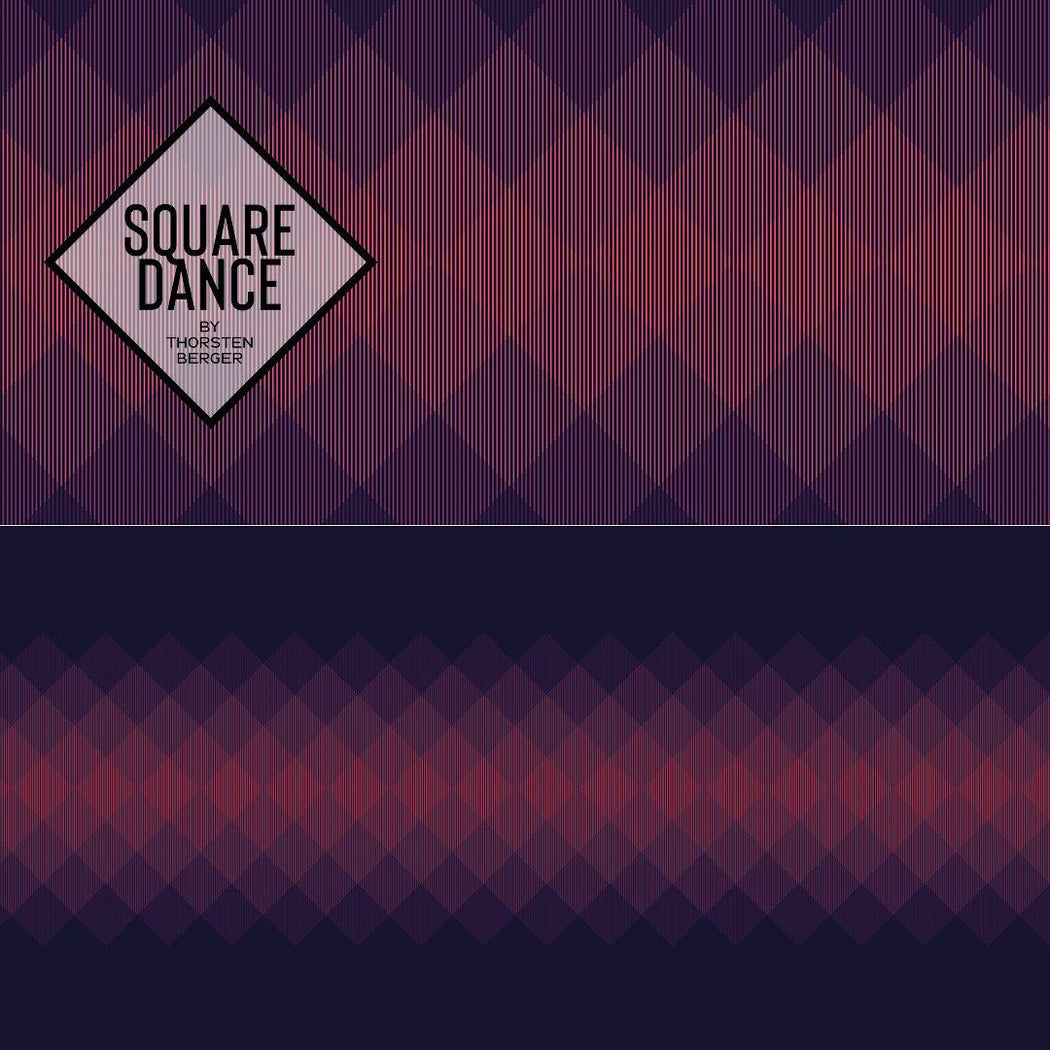 Square Dance Grid Jersey RAPPORT, Aubergine-Violet