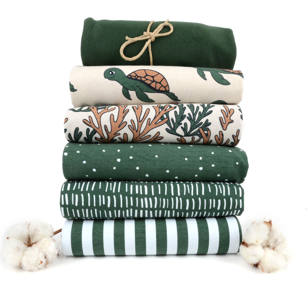 Seaweed Organic Jersey, Forest Green