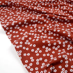 Sweet Floral Organic Jersey, Terra