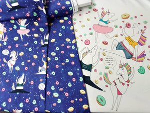 Unicorn & Donuts Organic Stretch French Terry RAPPORT by Ehta