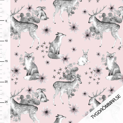 Wonderland Organic Jersey, Pale Pink