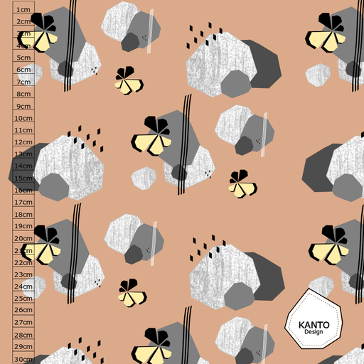 Ilo Organic Jersey, Toffee by Kanto Design