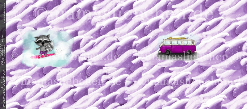 Bo Ocean Jersey Rapport, Violet by Mamasliebchen