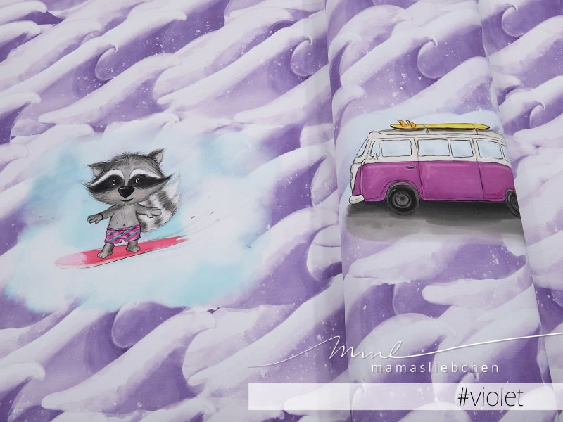 Bo Ocean Jersey Rapport, Violet by Mamasliebchen