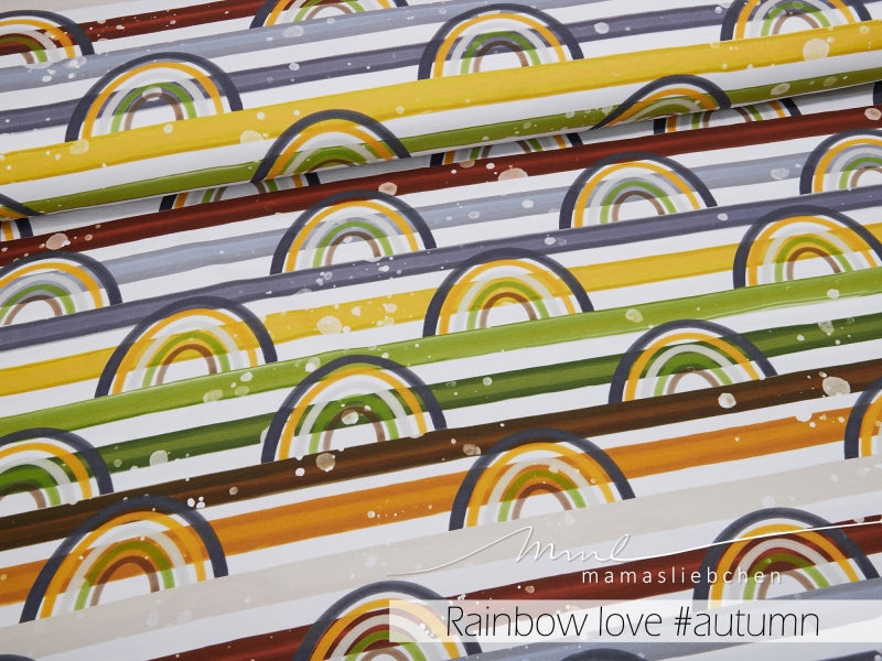 Rainbow Love Jersey, Autumn by Mamasliebchen