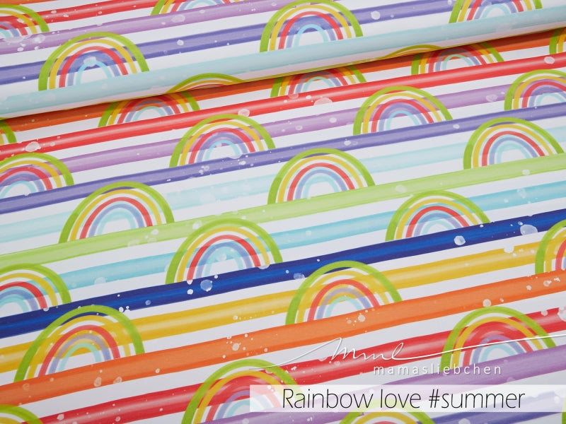 Rainbow Love Jersey, Summer by Mamasliebchen