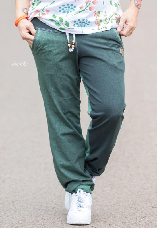 Basic Jeans Flow Stretch French Terry, Green